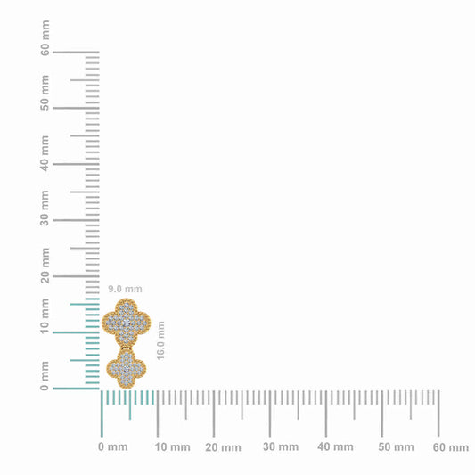 10k yellow gold diamond pendant featuring a unique design with sparkling diamonds