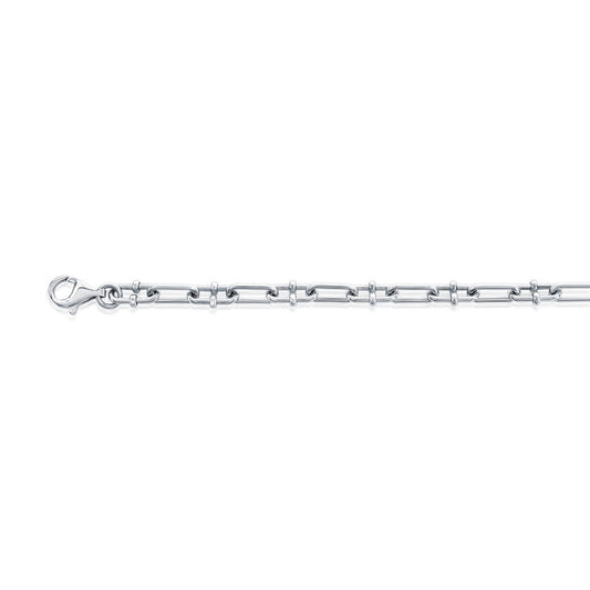 Sterling Silver, Paperclip Design Bracelet