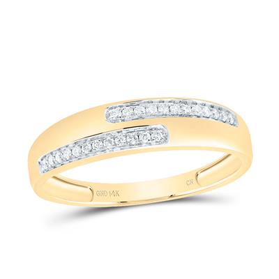14K YELLOW GOLD 5/8CTW-NATURAL\ DIAMOND SQUARE TRIO SET