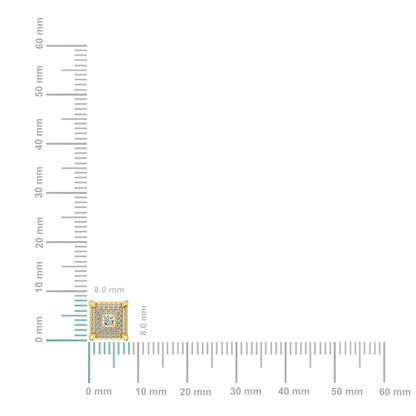 10K yellow gold diamond stud earrings featuring a classic design, perfect for everyday wear