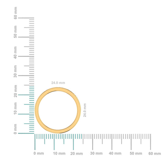 14K yellow gold diamond couple band showcasing a sleek and elegant design