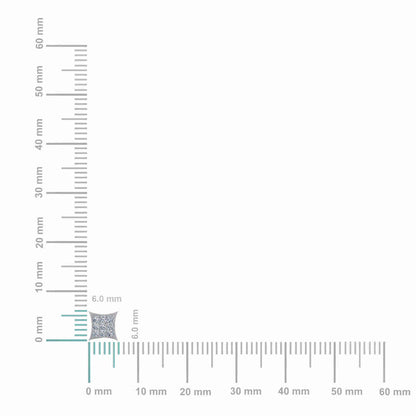10k white gold men's diamond earrings featuring a classic design with sparkling stones