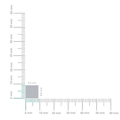 10K White Gold Round Diamond Square Shape Designer Mens Stud Earring 3/8 Cttw