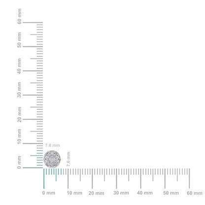 Elegant 10K white gold diamond earrings with intricate design and sparkling brilliance