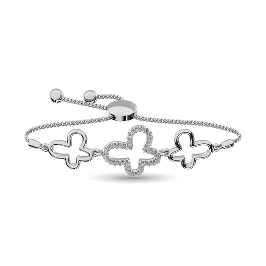Diamond 1/6 CT Bracelet in Sterling Silver