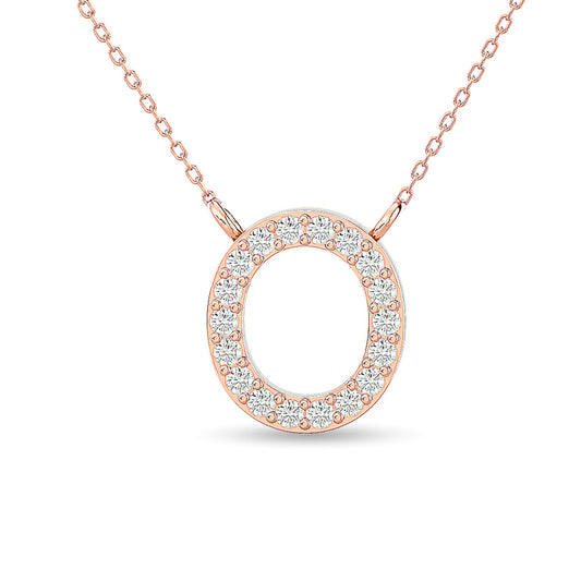 Diamond 1/20 CT Fashion Pendant in 10K Rose Gold