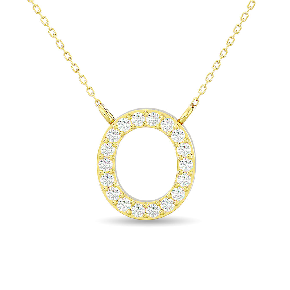 Diamond 1/20 CT Fashion Pendant in 10K Yellow Gold
