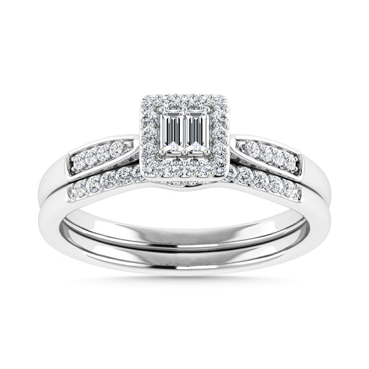 Diamond 1/4 CT Bridal Ring in 10K White Gold