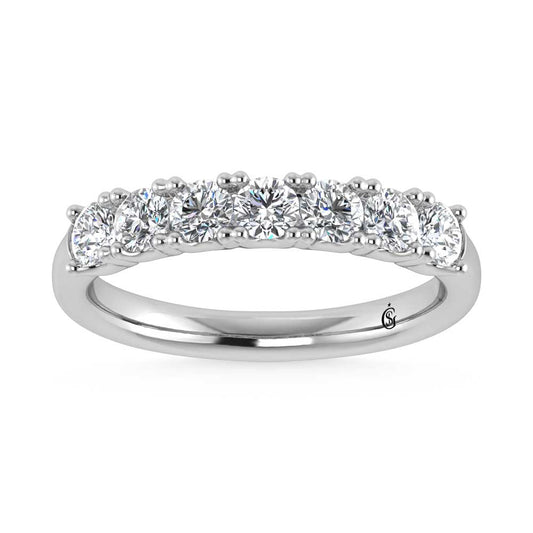 14K White Gold Lab Grown Diamond 7/8 CT Band