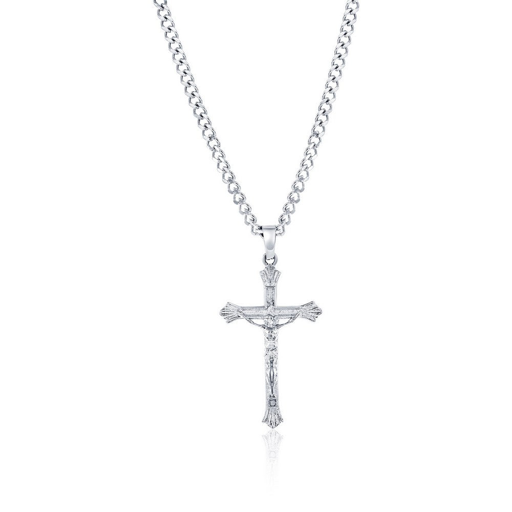 Stainless Steel, Cross Neckalce