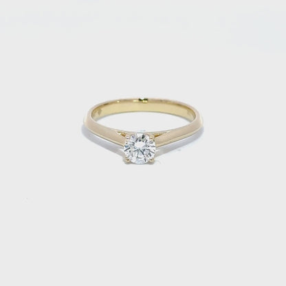 1-1/2 CT. Certified Lab-Grown Diamond Solitaire Engagement Ring in 14K Gold VS1/VS2